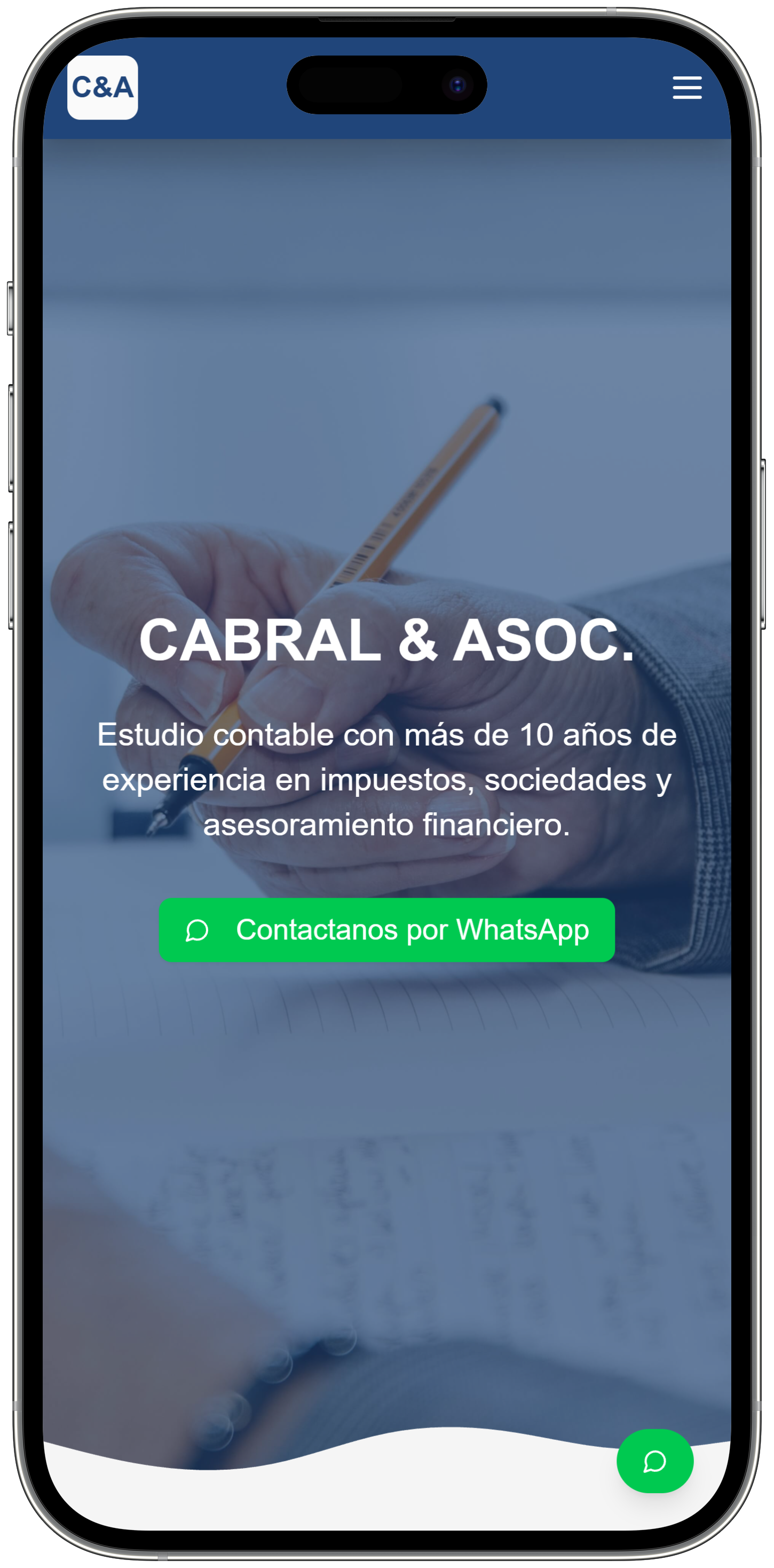Cabral & Asociados — Estudio Contable mobile
