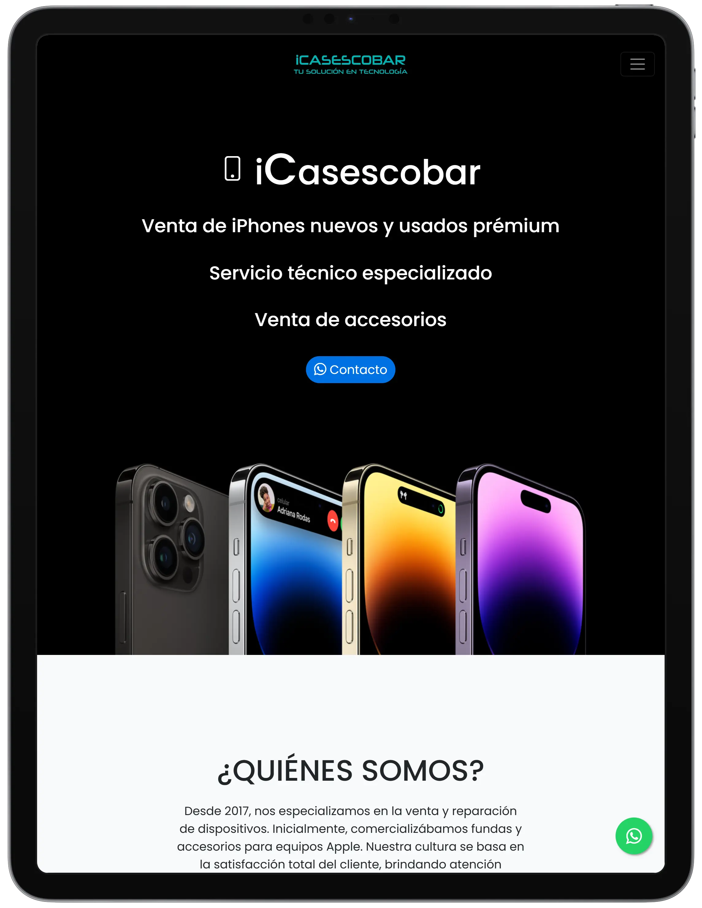 iCasescobar tablet